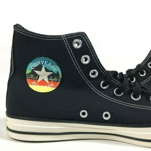 Converse All Stars CTAS HI Sneakers Mens 9 Women 11 Black 170927F - Picture 5 of 10